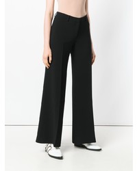 Черные широкие брюки от Alberto Biani
