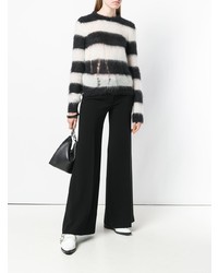 Черные широкие брюки от Alberto Biani