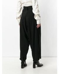 Черные широкие брюки от Yohji Yamamoto