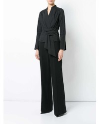 Черные широкие брюки от Josie Natori