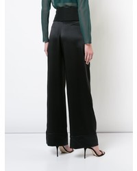 Черные широкие брюки от Fleur Du Mal