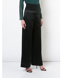 Черные широкие брюки от Fleur Du Mal