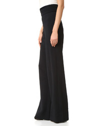 Черные широкие брюки от Cushnie et Ochs