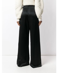 Черные широкие брюки от Lanvin