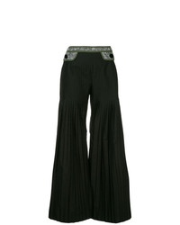 Черные широкие брюки от Huishan Zhang