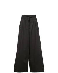 Черные широкие брюки от Isa Arfen