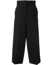 Черные широкие брюки от Jil Sander