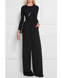 Черные широкие брюки от Maison Margiela