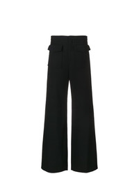 Черные широкие брюки от Maison Margiela