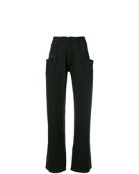Черные широкие брюки от Maison Margiela