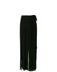 Черные широкие брюки от Mara Mac