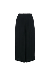 Черные широкие брюки от MM6 MAISON MARGIELA