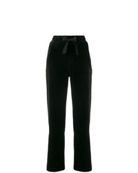 Черные широкие брюки от Moncler