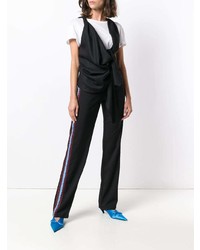 Черные широкие брюки от N°21