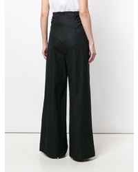 Черные широкие брюки от Sport Max Code