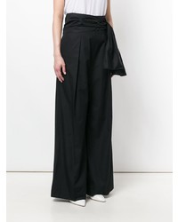 Черные широкие брюки от Sport Max Code