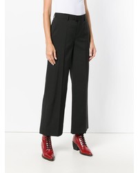 Черные широкие брюки от RED Valentino