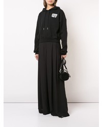 Черные широкие брюки от Off-White