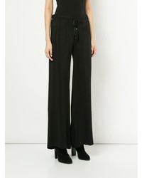 Черные широкие брюки от Zeus+Dione