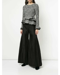 Черные широкие брюки от Huishan Zhang