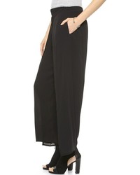 Черные широкие брюки от DKNY