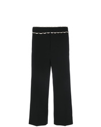 Черные широкие брюки от RED Valentino