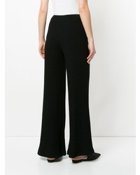 Черные широкие брюки от Simon Miller
