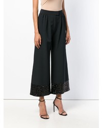 Черные широкие брюки от Gianluca Capannolo