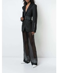 Черные широкие брюки от Maison Margiela