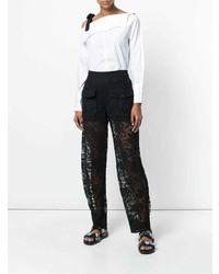 Черные широкие брюки от Chloé