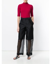 Черные широкие брюки от Y's