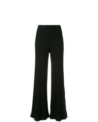 Черные широкие брюки от Simon Miller