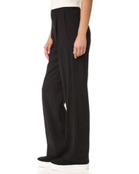 Черные широкие брюки от Vince