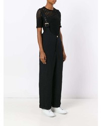 Черные широкие брюки от Versace Vintage