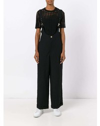 Черные широкие брюки от Versace Vintage