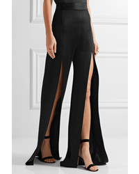 Черные широкие брюки от Balmain