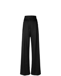 Черные широкие брюки от Styland