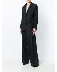 Черные широкие брюки от Styland