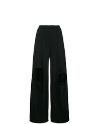 Черные широкие брюки от T by Alexander Wang