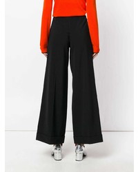 Черные широкие брюки от Vivetta