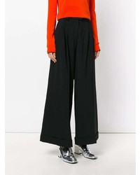 Черные широкие брюки от Vivetta