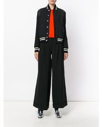 Черные широкие брюки от Vivetta