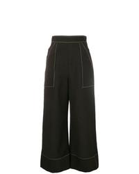 Черные широкие брюки от Temperley London