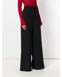 Черные широкие брюки от MM6 MAISON MARGIELA