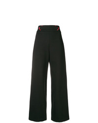Черные широкие брюки от Vivetta