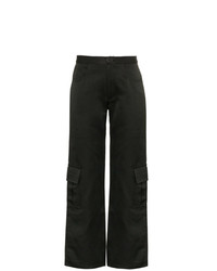 Черные широкие брюки от Wales Bonner