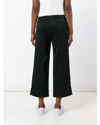 Черные широкие брюки от Pt01