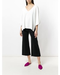 Черные широкие брюки от Pierantoniogaspari