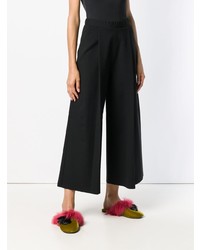 Черные широкие брюки от Pierantoniogaspari