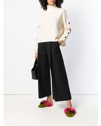 Черные широкие брюки от Pierantoniogaspari